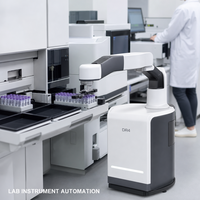 Robot de bureau industriel à 4 axes DR4 pour l'automatisation médicale avec moteur et API pour la manipulation d'échantillons en laboratoire, charge utile de 500 g, portée de 440 mm