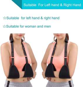 Attelle de soutien pour l'avant-bras, l'<span class=keywords><strong>humerus</strong></span> et le poignet, <span class=keywords><strong>fracture</strong></span>, entorse, longueur réglable, soulage la fatigue du cou, taille unique, adulte, enfant, noir, bleu - Product Image 4