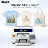 Imprimante DTG A3 à 2 têtes XP600, machine d'impression DTG pour t-shirts, vêtements en coton, impression directe sur vêtement