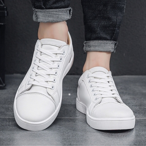 Zapatillas Blancas de Estilo Coreano para Hombre, Primavera, Calzado Casual Moderno para Jóvenes - Product Image 4
