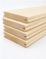 Materiales de Construcción de Madera de Pino Secados al Horno (KD) para Decoración de Paredes del Hogar