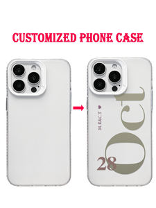 เคสโทร<span class=keywords><strong>ศัพท์</strong></span>แบบใสพิมพ์ลายตามสั่ง ฉลองครบรอบความรัก พร้อมชื่อและวันที่ 1 ชิ้น  วัสดุ TPU สำหรับรุ่น 17/16/15/14 13 12 Pro Max  งานพิมพ์ UV - Product Image 4