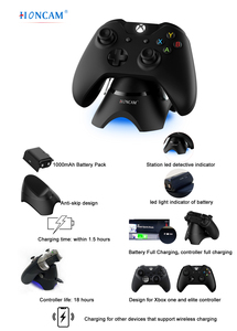 Honcam Gamepad 360 Controlador inalámbrico Cargador Paquete de batería para controlador Xbox - Product Image 5