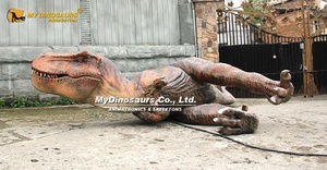 MY DINO AD093 Decoración de Jardín, Dinosaurio Animatrónico de Tamaño Pequeño, Modelo <span class=keywords><strong>T.Rex</strong></span> Caído - Product Image 6