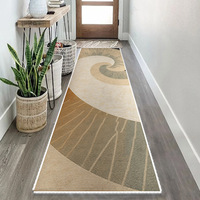 Nouveau design de tapis de couloir, tapis de salon sur mesure de grande taille, tapis rétro, tapis de couloir durables et lavables
