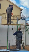 Système de soutènement ICF réglable de 3m à 6m (10ft à 12ft) avec support de stockage empilable pour échafaudage mural en béton