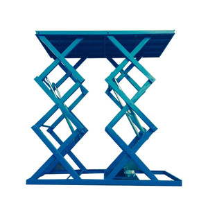 Văn phòng phẩm và cố định loại xe Scissor Lift thủy lực Scissor mặt đất xe nâng - Product Image 2
