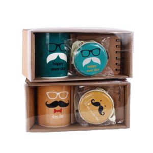 Juego de regalo de recuerdo personalizado, Material de porcelana de cerámica, taza de café de alta calidad, color blanco, venta al por mayor - Product Image 1