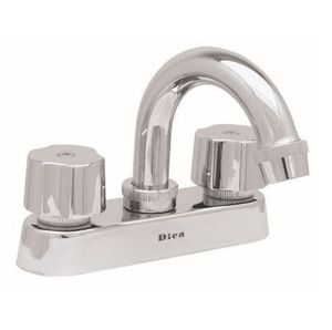 Robinet de lavabo de salle de bain à double poignée de 4 pouces pour mélange chaud et froid - Product Image 1