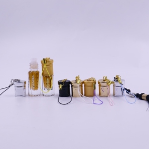 <span class=keywords><strong>2025</strong></span> sang trọng 3ml 6ml 12ml <span class=keywords><strong>Fancy</strong></span> attar chai với đầy màu sắc Móc Chìa Khóa Dây buộc cho bơm lại chai nước hoa - Product Image 6