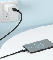 Kabel Data Grosir Pabrik PD60W USB Type C 3A Pengisian Cepat 1M Jalinan Nilon Cocok untuk Ponsel