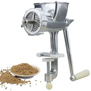 Pelletizador de granulador de papagaio para gato, máquina manual de alimentação de pellet/animal, alimentação de pelota, máquina operadora de mão
