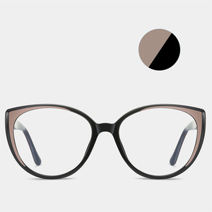 Nouvelles <span class=keywords><strong>lunettes</strong></span> de vue rétro œil de chat à monture noire, verres plats anti-lumière bleue, pour petits visages, monture pour femmes, <span class=keywords><strong>lunettes</strong></span> de prescription - Product Image 2