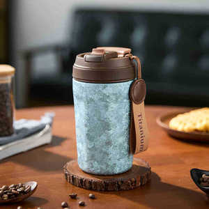 Borge Tùy Chỉnh 420Ml Du Lịch Xách Tay Cách Điện Ngoài Trời Tinh Khiết Titan Cốc Cà Phê Cốc Nhiệt Cốc Cho Cắm Trại & Đi Bộ Đường Dài - Product Image 6