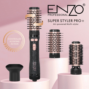 ENZO Prix Usine 3 en 1 1000W <span class=keywords><strong>Brosse</strong></span> Soufflante Rotative Automatique, Sèche-<span class=keywords><strong>Cheveux</strong></span>, <span class=keywords><strong>Brosse</strong></span> Coiffante, Fer <span class=keywords><strong>à</strong></span> Boucler <span class=keywords><strong>Électrique</strong></span>, Ensemble Peigne <span class=keywords><strong>à</strong></span> Air Chaud - Product Image 4