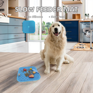 Alfombrilla de Silicona para Lamer para Mascotas, Personalizada, Duradera, Portátil, Ecológica, para Alimentación Lenta, con Succión - Product Image 2
