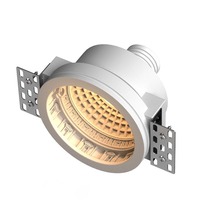 Outillage d'hôtel intelligent Style rétro Protection simple des yeux LED Spot de tube de plâtre de plafond pour la maison