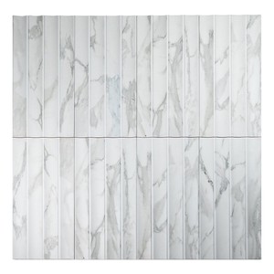 Piastrella Bianca Modena 15 X 30 Cm Finitura Opaca Bordi Irregolari - Product Image 1