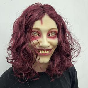 Evil <span class=keywords><strong>Dead</strong></span> Rise Mask Máscaras de Halloween con el pelo Látex Decoraciones para fiestas de Halloween Cosplay Accesorios para disfraces - Product Image 3