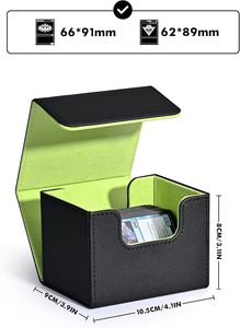Caja de Almacenamiento de Alta Calidad con Tapa de Cuero PU, Solución Premium para Tarjetas Coleccionables, Regalo Exclusivo - Product Image 3