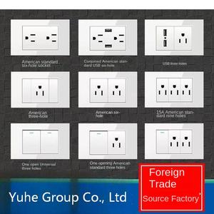 Enchufe de Pared Tipo 118 para Estados Unidos/Australia con Carga Rápida USB, Interruptor Eléctrico de Pared con Cable Negro USB Tipo C - Product Image 2