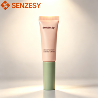 SENZESY Tube de brillant à lèvres PE écologique 10g personnalisé, conditionneur pour les lèvres, crème BB, crème pour les yeux, emballage cosmétique durable à presser