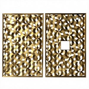 Paravent décoratif de plafond, écran de séparation pour salle de soudage, séparateur de pièce en acier inoxydable - Product Image 1