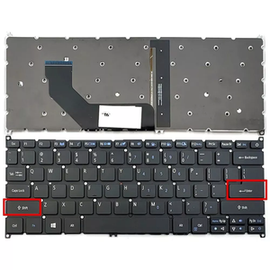 คีย์บอร์ดสำรองใหม่สำหรับ <span class=keywords><strong>ACER</strong></span> Swift 3 <span class=keywords><strong>SF314</strong></span>-<span class=keywords><strong>52</strong></span> <span class=keywords><strong>SF314</strong></span>-52G <span class=keywords><strong>SF314</strong></span>-53G-584T <span class=keywords><strong>SF314</strong></span>-55G backlit คีย์บอร์ดแล็ปท็อป - Product Image 1