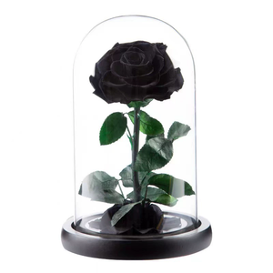 Vente en gros de roses éternelles classiques en forme de cœur, énormes, avec lumière LED, fleurs préservées, pour la fête des mères, le Nouvel An - Product Image 4