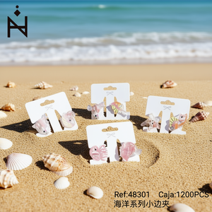 กิ๊บติดผมเด็ก ซีรีส์มหาสมุทร ดีไซน์สัตว์ทะเล สีชมพู พลาสติกใส สไตล์การ์ตูน ใช้ได้ทุกวัน คุณภาพสูง 48301 - Product Image 3