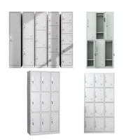 Casier métallique en acier durable, verrouillable, écologique, démontable, étanche, avec serrure à code, pour armoire, placard, porte multiple
