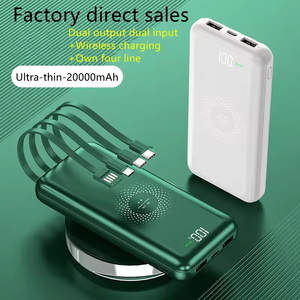 <span class=keywords><strong>Ricarica</strong></span> wireless all'ingrosso power bank smart <span class=keywords><strong>mobile</strong></span> phone 20000mah powerbank wireless super sottile e portatile - Product Image 4