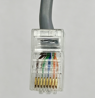 Câble réseau blindé SFTP OEM d'usine Cat5e Cat6 Cat6a Cat7 4 paires en cuivre massif pour câble LAN d'ingénierie