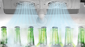 Refrigerador con Puerta de Vidrio y Enfriamiento por Ventilador de 25 Pies Cúbicos, 220V, Acero Inoxidable, Control Digital para <span class=keywords><strong>Supermercado</strong></span> - Product Image 2