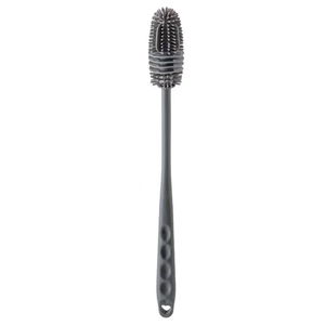 Zenidoo Silicone Sustainable Milk <b>Bottle</b> <b>Brush</b> Cup Scrubber Glass Cleaner Drain Cleaners Long Handle Super Cleaning Ability - Product Image 1