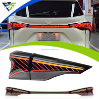 Luces Traseras LED para Sienna 2021-2025 con Lámpara Central LE, XLE, XSE, Limited, Conjunto de Luces Traseras con Señal de Giro Secuencial