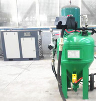Unité de sablage à eau et à sable sans poussière, haute productivité, conçue pour une propreté supérieure et le polissage des surfaces