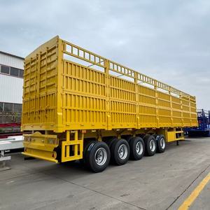 Fabricante Chino de Semirremolques de Plataforma Alta de 13 Metros, Semirremolque de Plataforma para Transporte de Carga de 40-80 Toneladas en Venta - Product Image 3