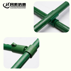 PE Coated <strong>Plant</strong> Trellis Support Stakes Garden Poles Rust Resistant Climbing Poles for Cucumbers <strong>Loofah</strong> Squash - Product Image 1