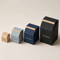 Boîte à languette personnalisée avec logo, en carton ondulé, pour envoi postal, avec bande auto-adhésive pour l'expédition de vêtements et de cadeaux