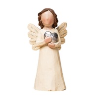 SWAITE Statue d'ange nordique, Figurine de bouquet, Décoration d'intérieur, Artisanat en résine, Petit ornement, Cadeau, Fabriqué en Chine, Saint-Valentin, Pâques