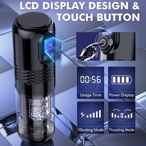 Masturbateur automatique pour homme, gobelet masturbateur, manchon réaliste, chatte électrique de poche pour pénis, jouet sexuel pour hommes, écran LCD - Product Image 5