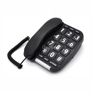 <span class=keywords><strong>Téléphone</strong></span> à gros boutons facile à utiliser pour les personnes âgées et <span class=keywords><strong>téléphone</strong></span> <span class=keywords><strong>fixe</strong></span> à gros boutons avec sonnerie LED visuelle - Product Image 1