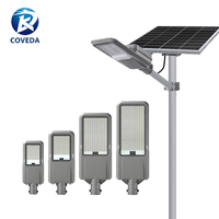 La mejor venta Ip65 Control remoto a prueba de agua 50W 100W 150W 200W 250W 300W 400W Smd Aluminio fundido a presión Led Farola solar
