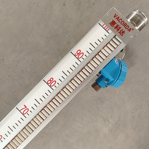 Medidor de Nivel de Agua Digital Magnético de Tipo Flotador para Acero Inoxidable, Montaje Lateral, Precisión de 10 mm, 4-20 mA/HART - Product Image 5