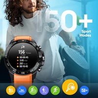 Montre Connectée Mibro GS Explorer S Écran AMOLED Android Suivi Fitness Sommeil Répondre Appels Boussole Thermomètre Silicone