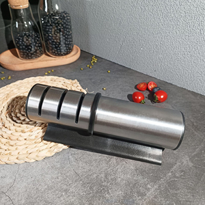 Household Sharpening Stone Handheld Knife <b>Sharpener</b> Kitchen Knife with Anti Base - Product Image 3