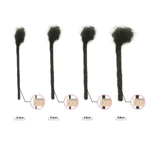 Extensions de <span class=keywords><strong>cheveux</strong></span> en crochet Dreadlocks brésiliennes de 0,4 à 0,8 cm, <span class=keywords><strong>cheveux</strong></span> humains 100% Remy, locs de 8 à 26 pouces pour hommes et femmes - Product Image 6
