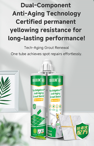 Kit de réparation de joints de carrelage QYM en acrylique bicomposant liquide 50g – Anti-détérioration, étanche et résistant aux taches - Product Image 2