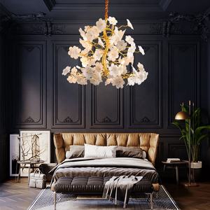 All'ingrosso all'estero magazzino <span class=keywords><strong>luce</strong></span> nuovo ramo d'ottone petalo grande lampadario per Villa Lobby Hotel lampada - Product Image 1